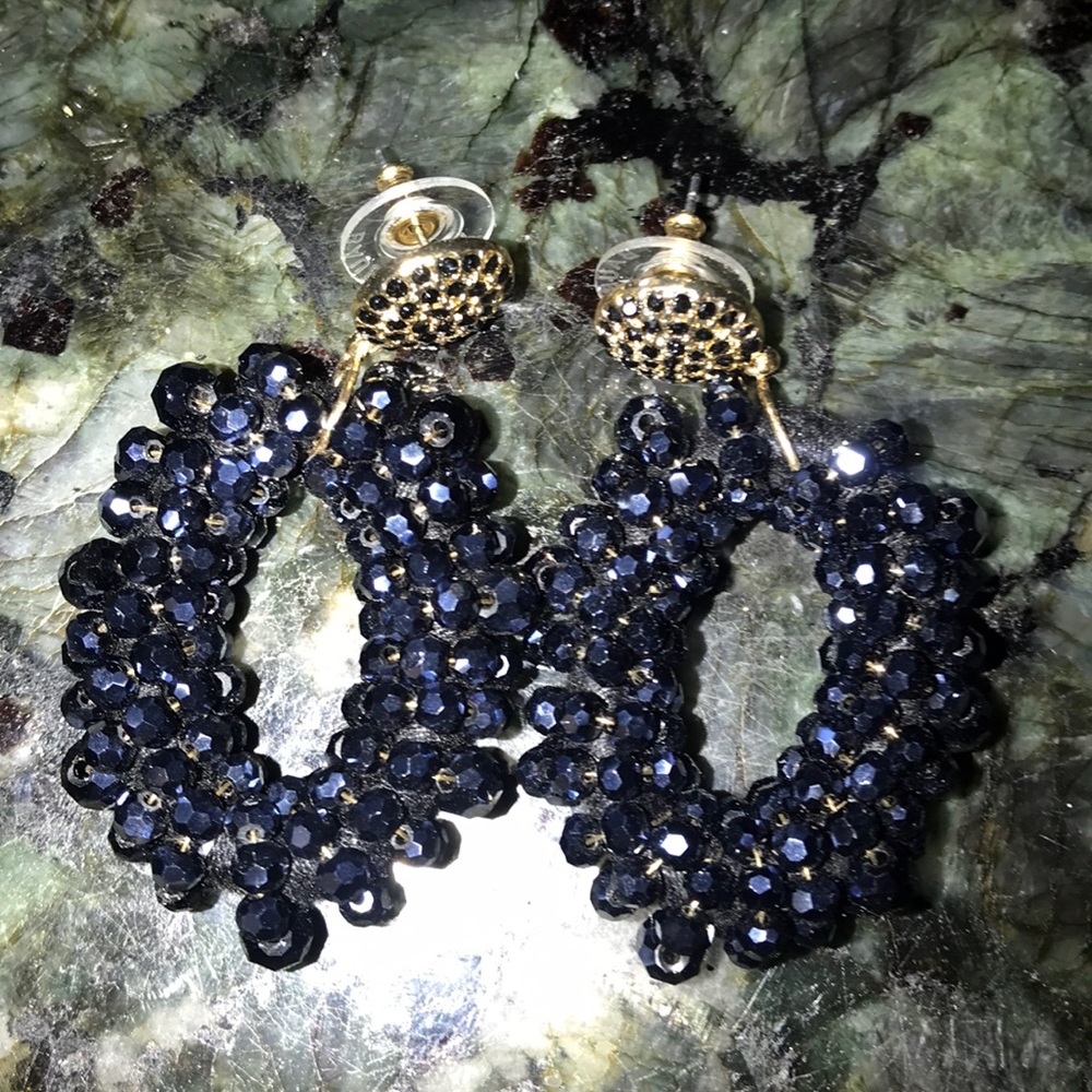 BaubleBar black drop earrings